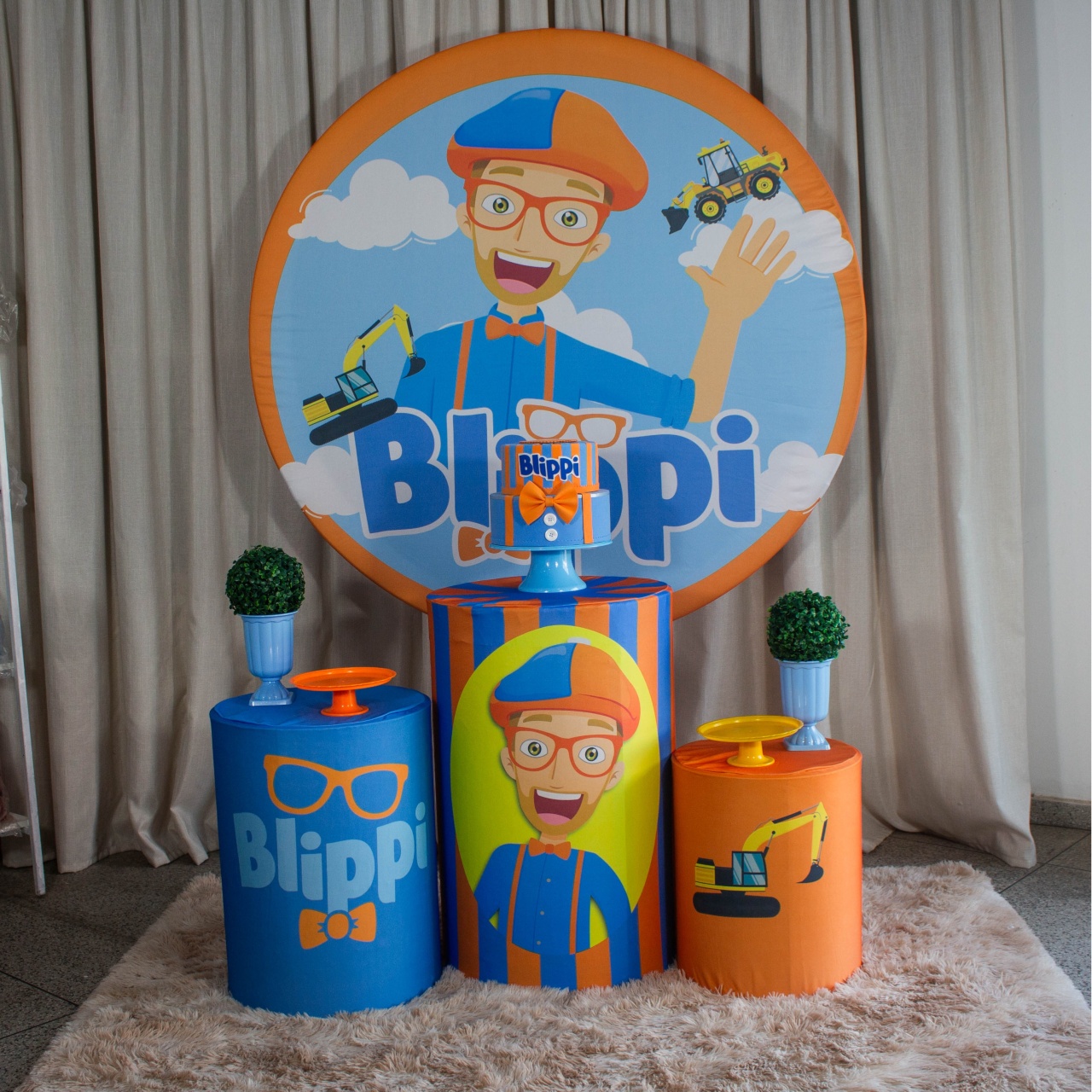 Decoração Blippi - Kit M. - Cultivar Sonhos