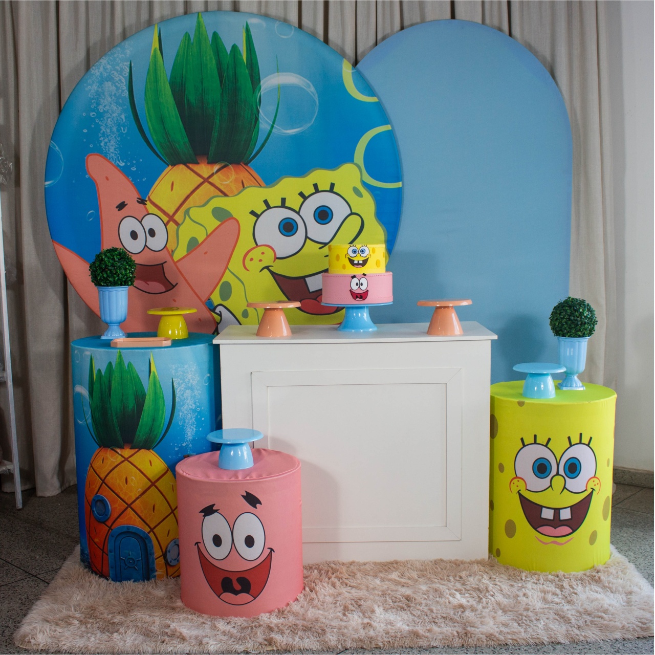 Decoração Bob Esponja - Kit G. - Cultivar Sonhos