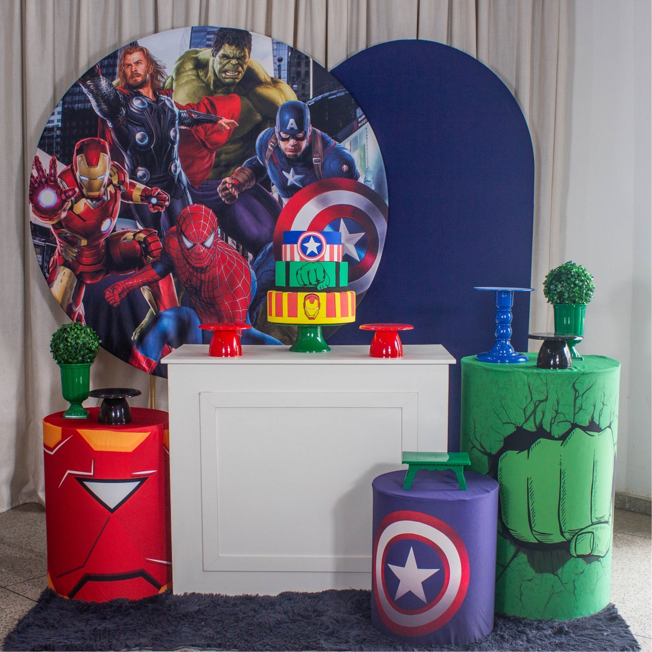 Decoração Vingadores - Kit G. - Cultivar Sonhos