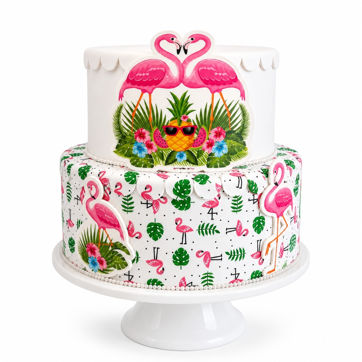 Bolo Falso - Flamingo / Tropical - Cultivar Sonhos