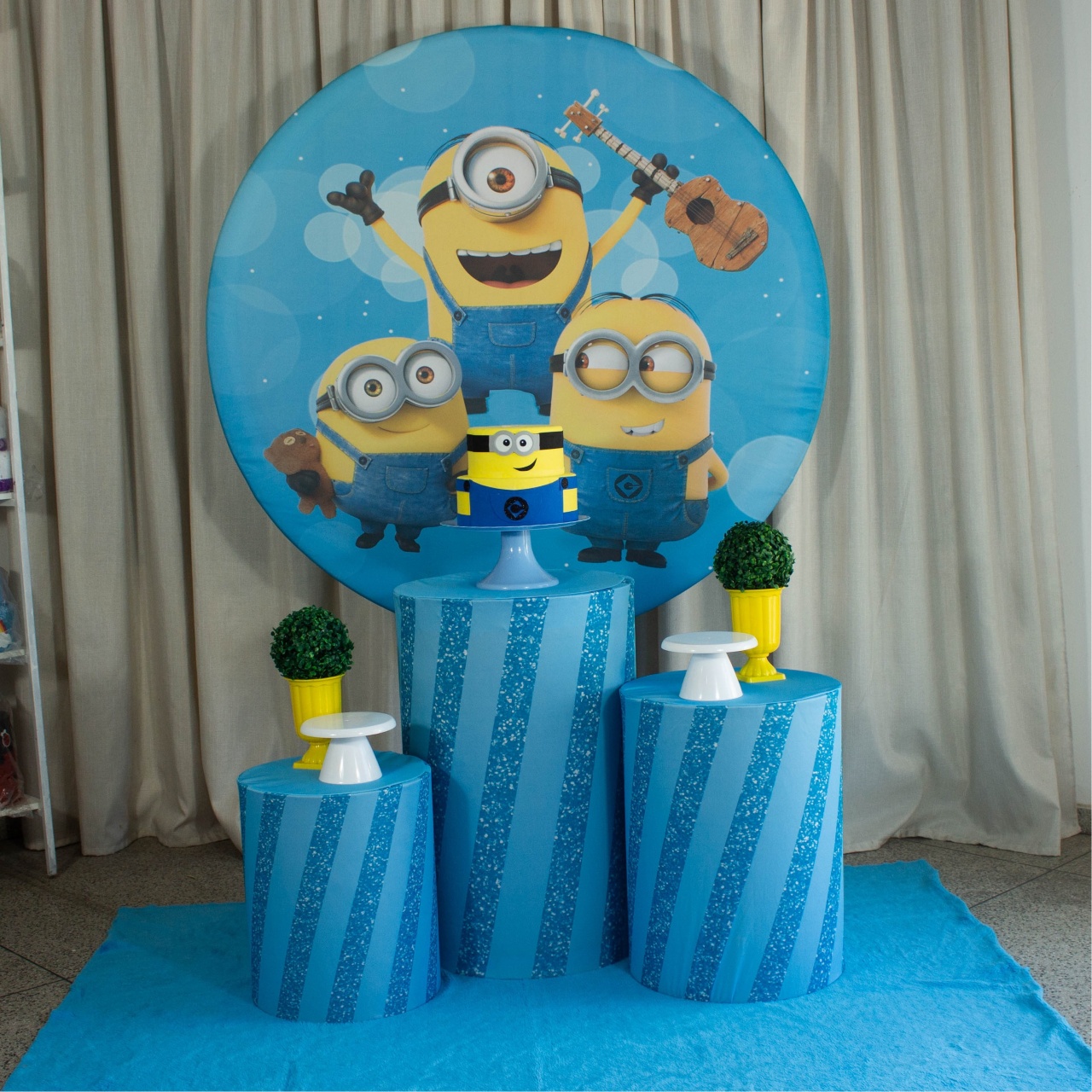Decoração Minions - Kit M.  - Cultivar Sonhos