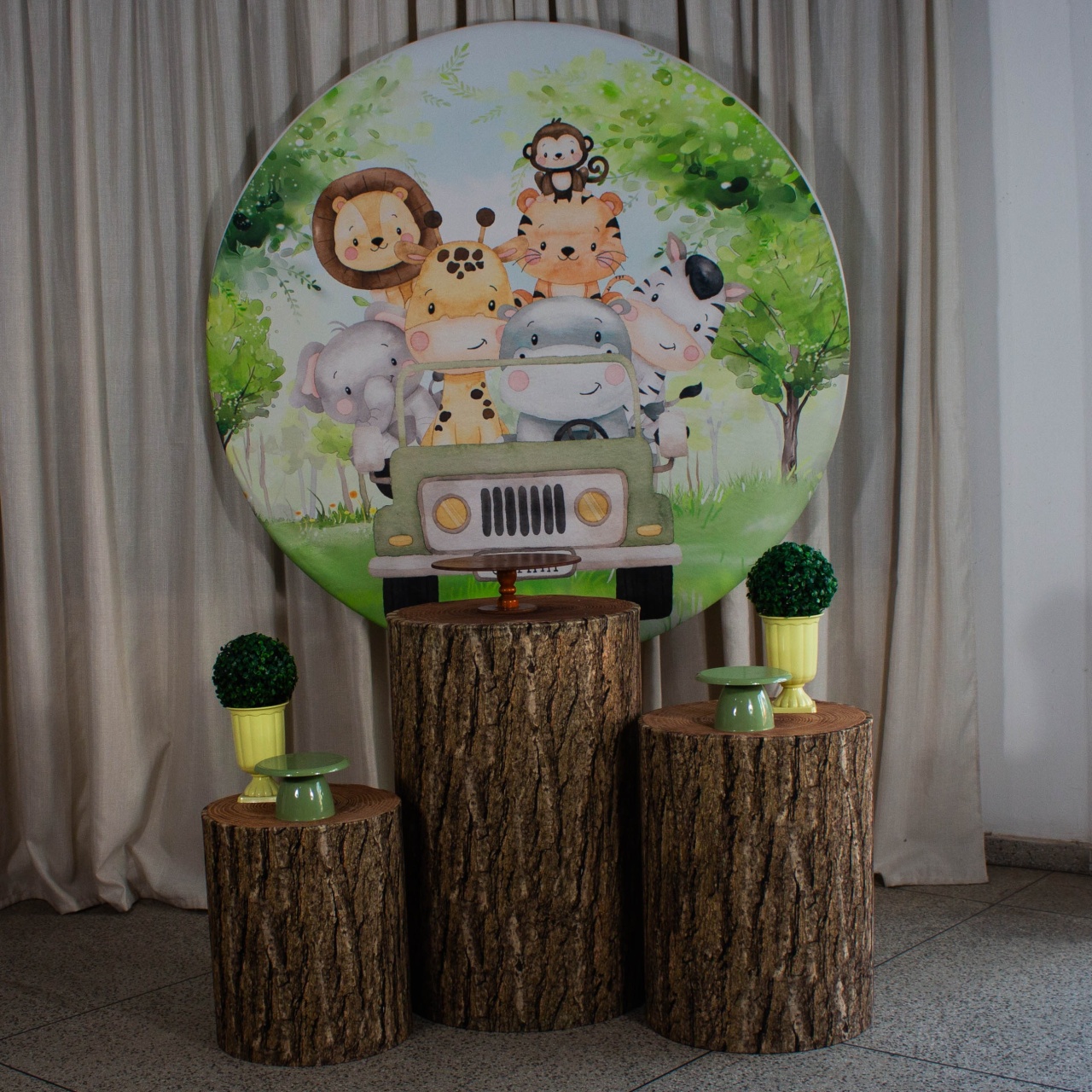 Decoração Safari - Kit P. - Cultivar Sonhos