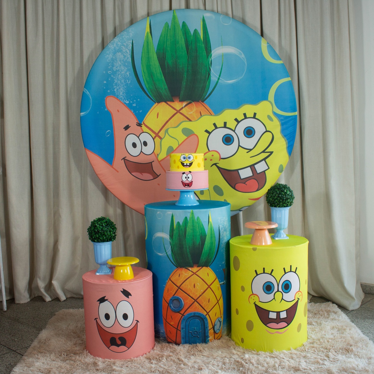 Decoração Bob Esponja - Kit M. - Cultivar Sonhos
