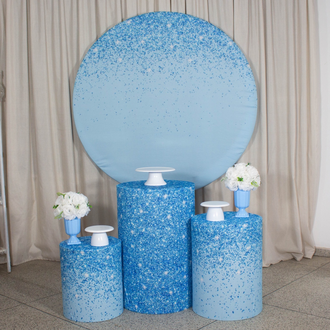 Decoração Azul Brilho - Kit P. - Cultivar Sonhos