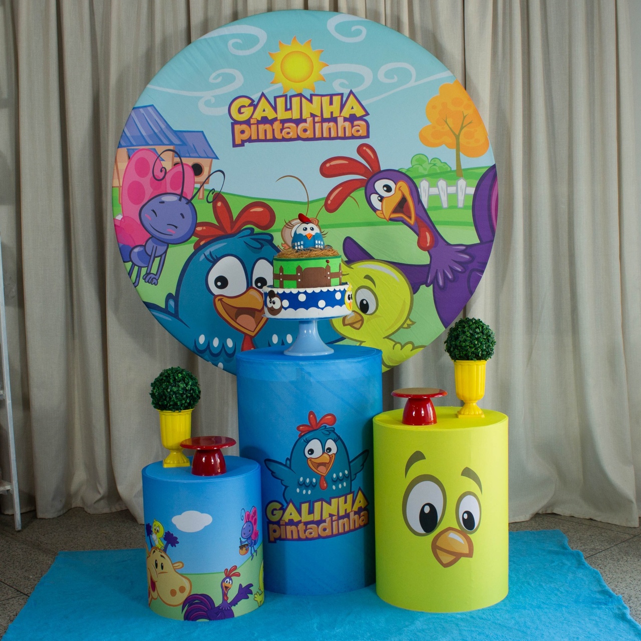 Decoração Galinha Pintadinha - Kit M. - Cultivar Sonhos