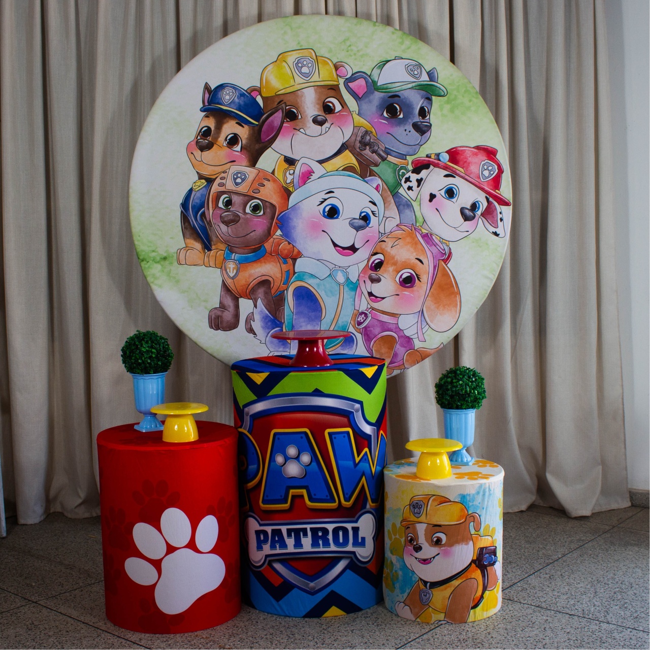 Decoração Patrulha Canina Menino 2 - Kit P. - Cultivar Sonhos