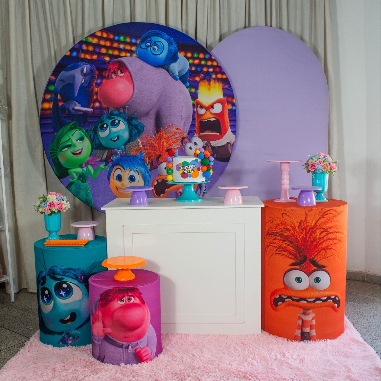 Decoração Divertidamente Menina - Kit G. - Cultivar Sonhos