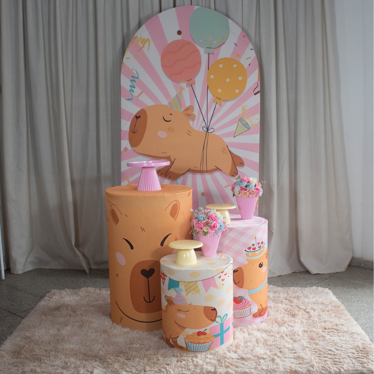 Decoração Capivara - Romano Kit P. - Cultivar Sonhos