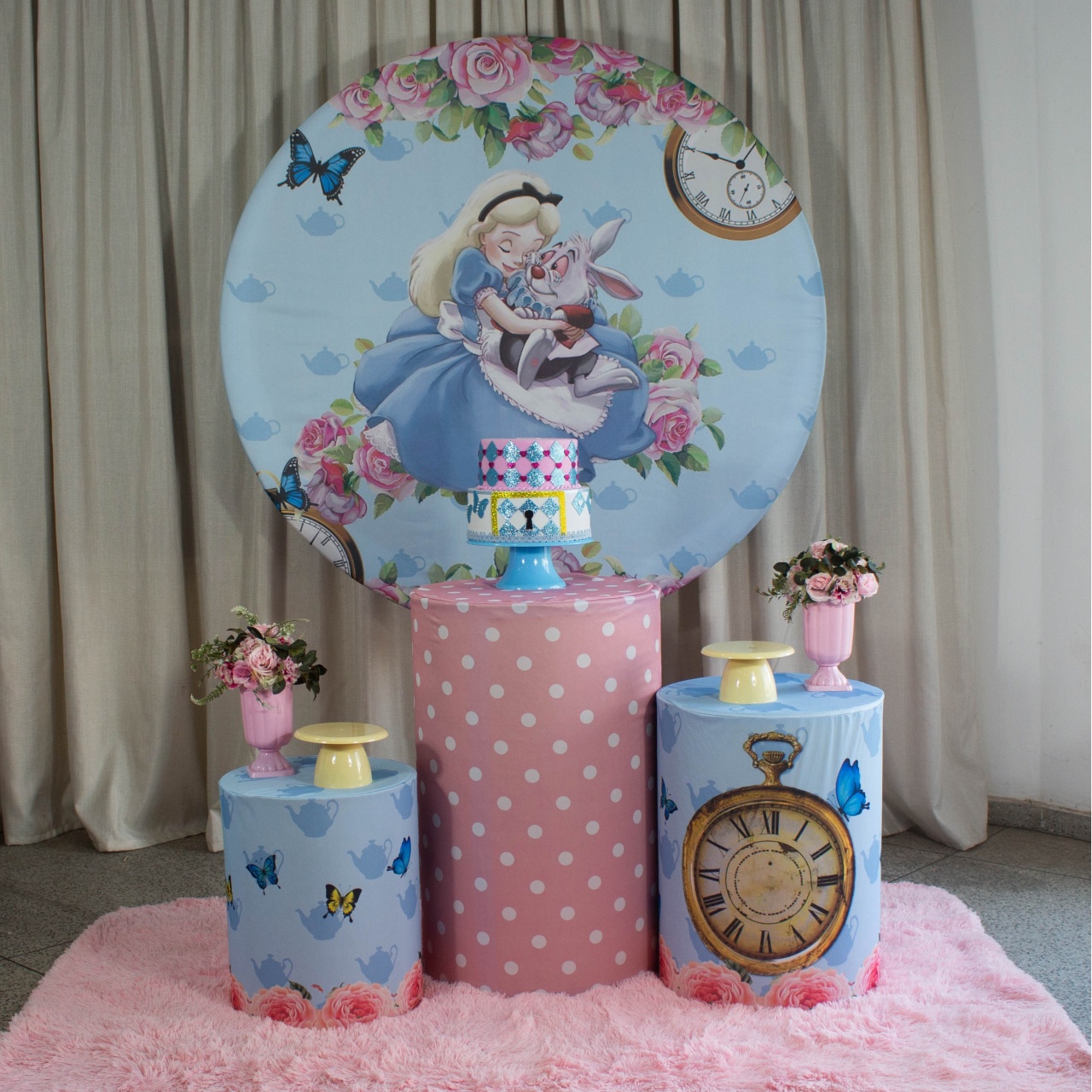 Decoração Alice No Pais das Maravilhas - Kit M. - Cultivar Sonhos