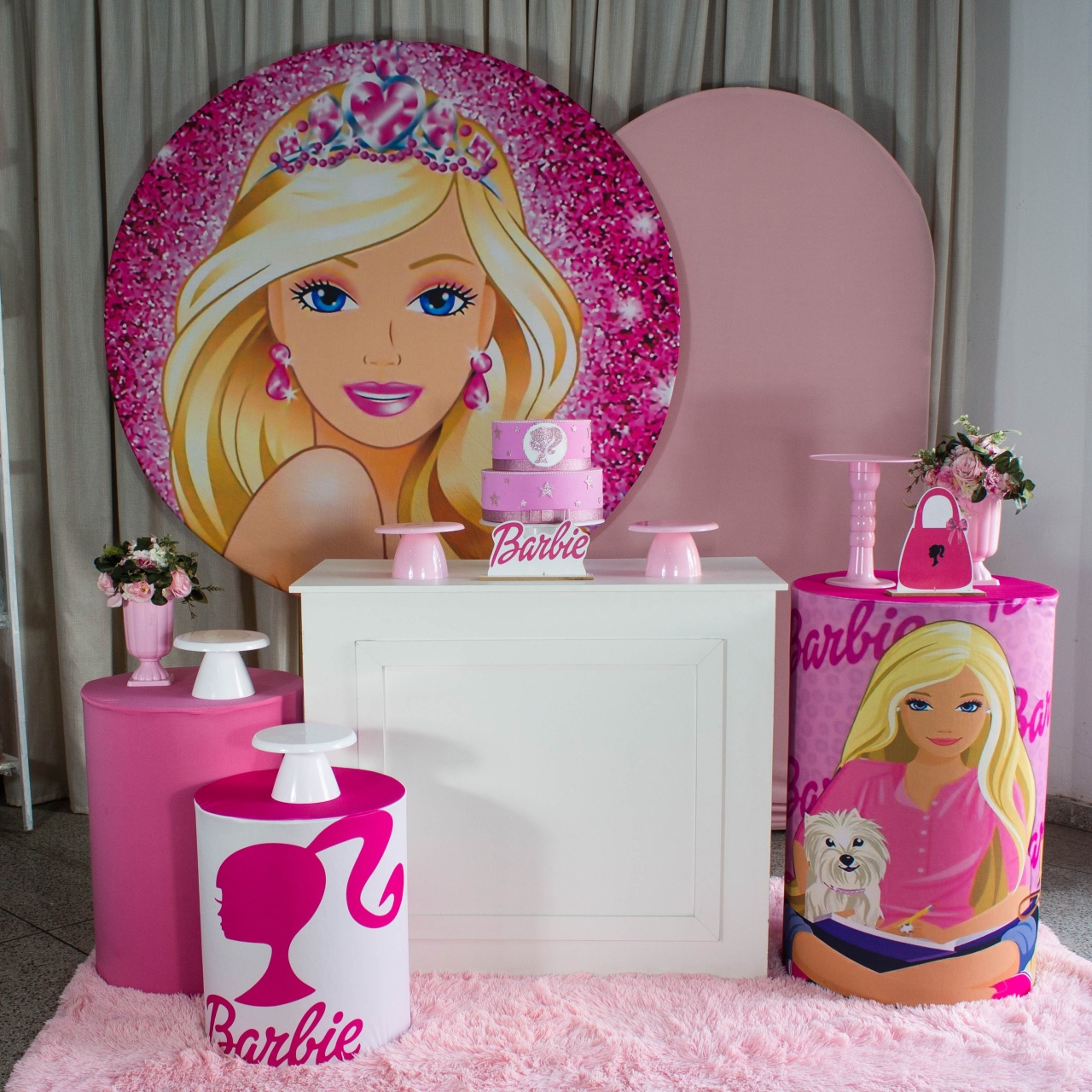 Decoração Barbie 1 - Kit G. - Cultivar Sonhos