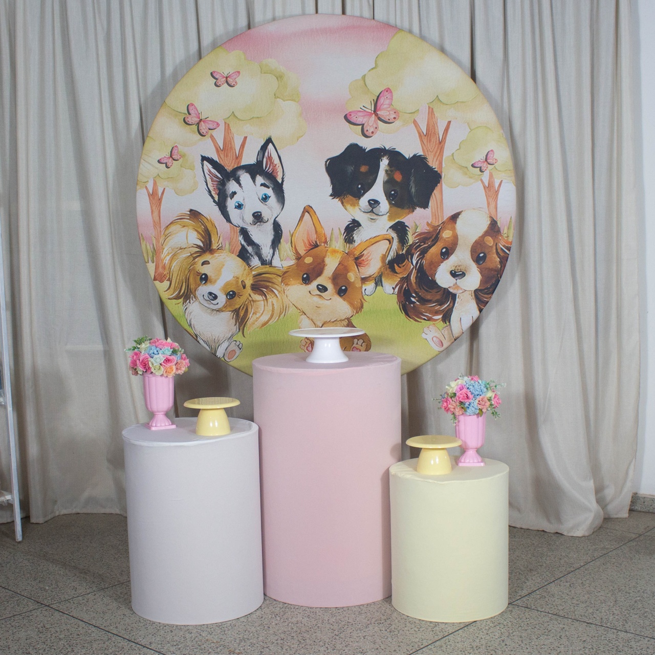 Decoração Cachorrinhos - Kit P. - Cultivar Sonhos