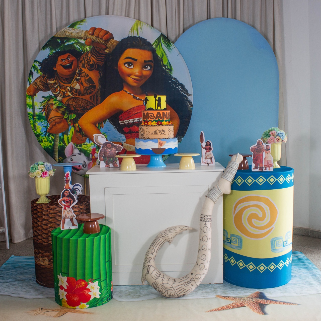 Decoração Moana - Kit G. - Cultivar Sonhos