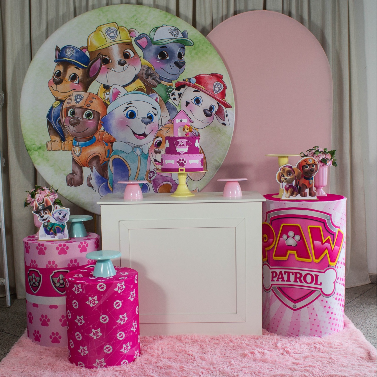 Decoração Patrulha Canina Menina - Kit G. - Cultivar Sonhos