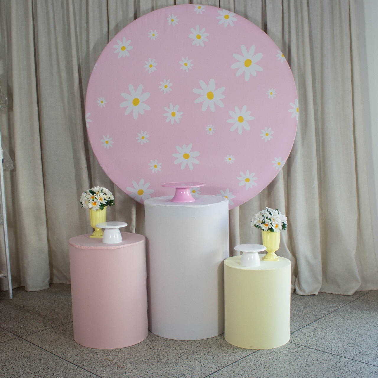 Decoração Margaridas Capas Lisas - Kit P. - Cultivar Sonhos