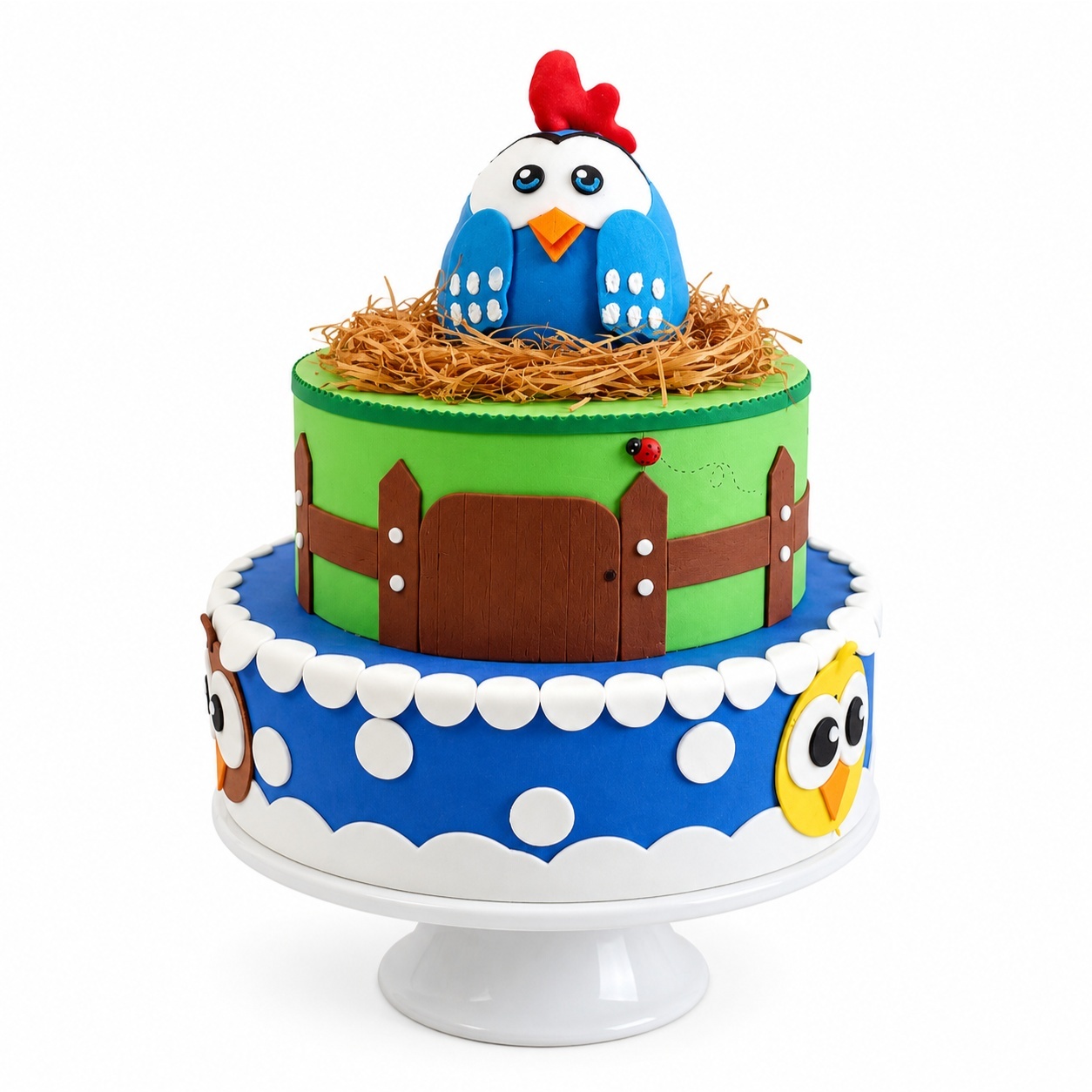 Bolo Falso - Galinha Pintadinha - Cultivar Sonhos