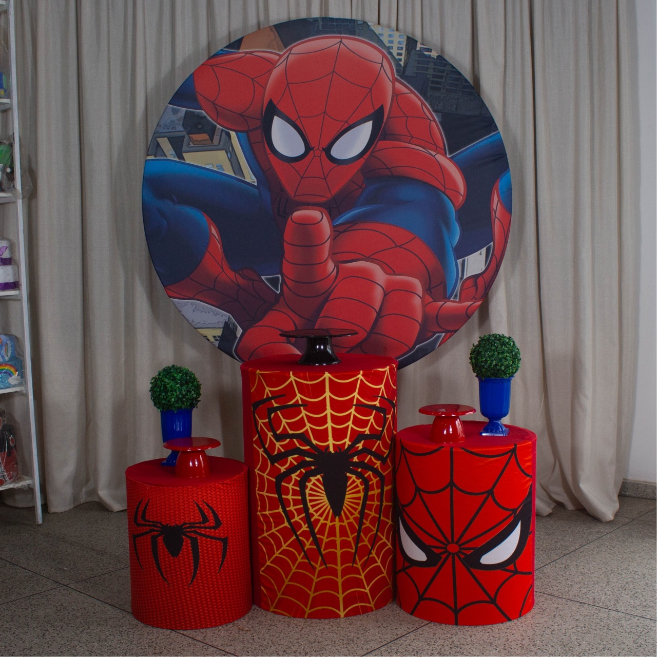 Decoração Homem Aranha - Kit P. - Cultivar Sonhos