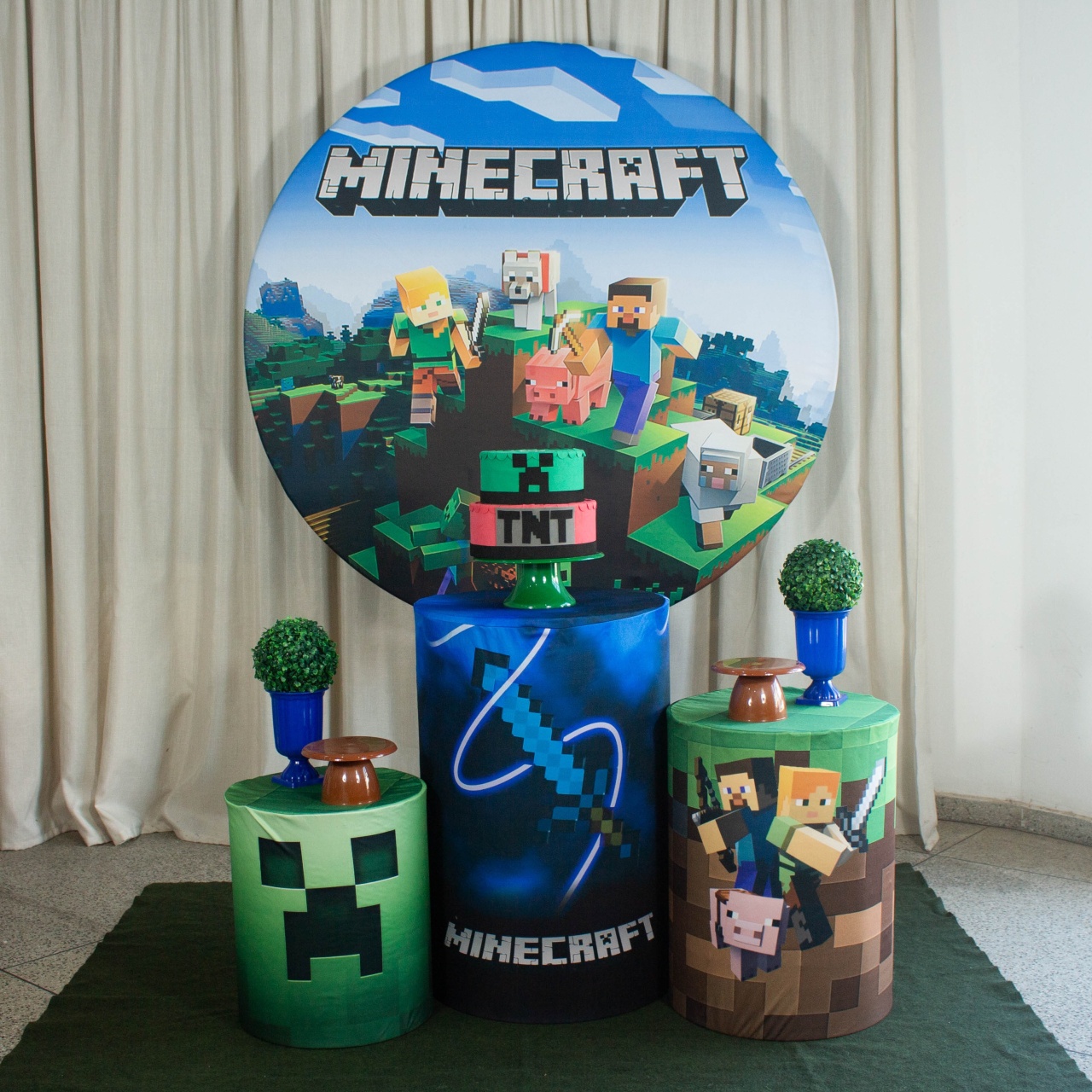 Decoração Minecraft - Kit M. - Cultivar Sonhos