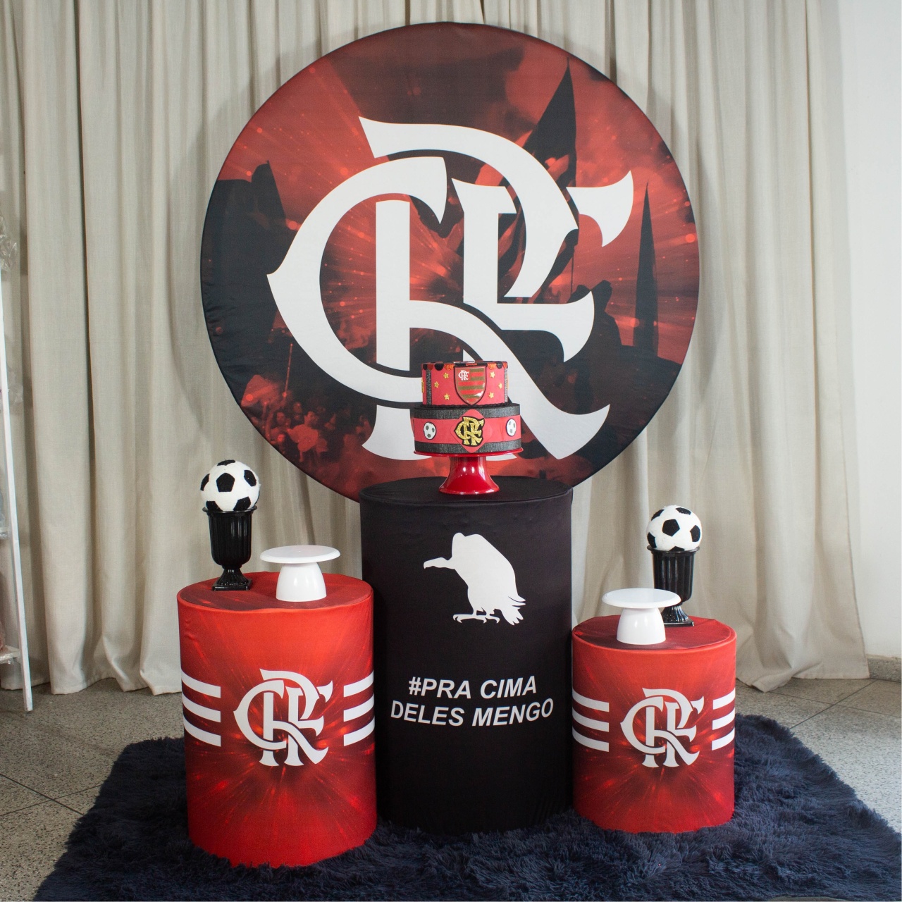 Decoração Flamengo - Kit M. - Cultivar Sonhos