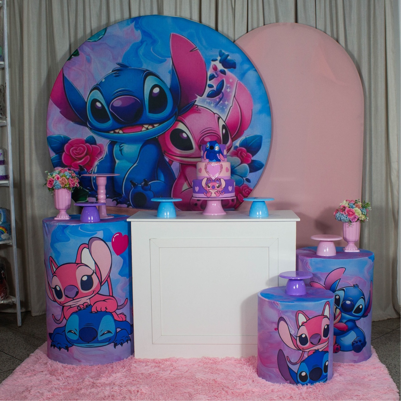 Decoração Stitch E Angel - Kit G. - Cultivar Sonhos