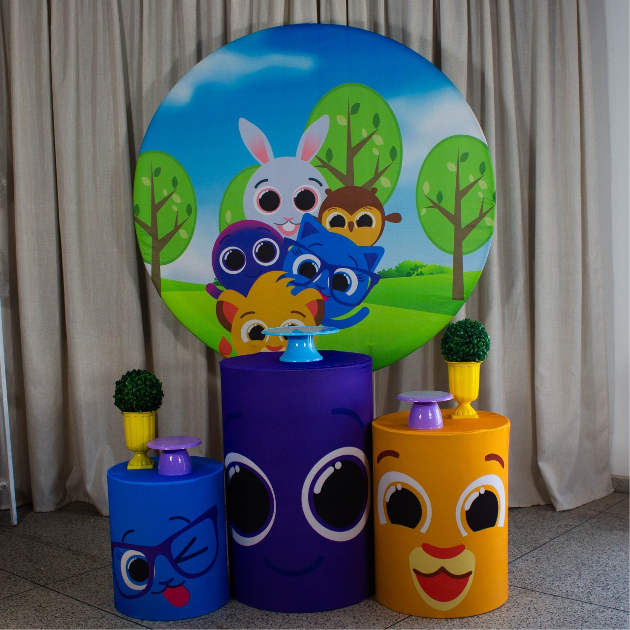 Decoração Bolofofos Menino 2 - Kit P. - Cultivar Sonhos