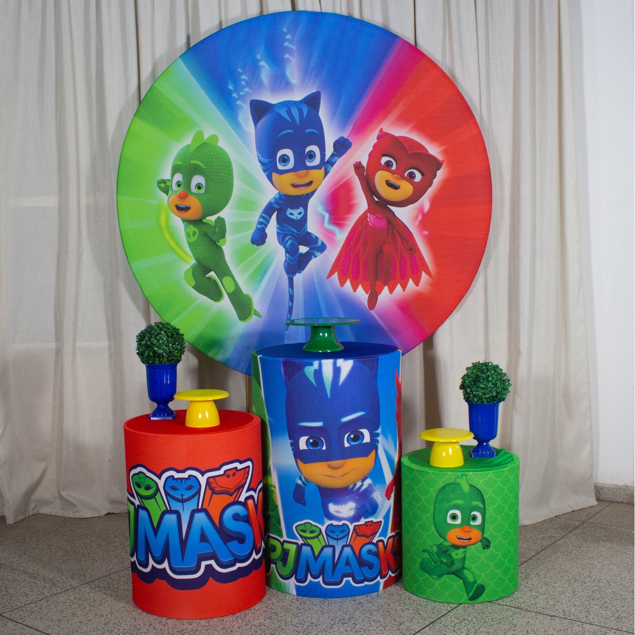Decoração Pj Masks - Kit P. - Cultivar Sonhos