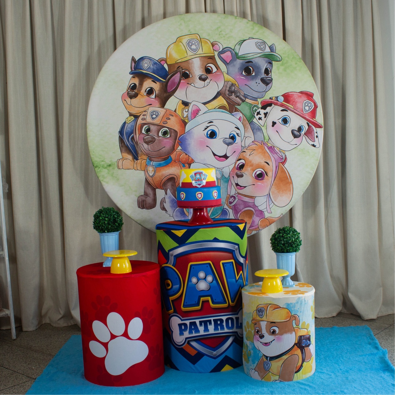 Decoração Patrulha Canina Menino 2 - Kit M. - Cultivar Sonhos
