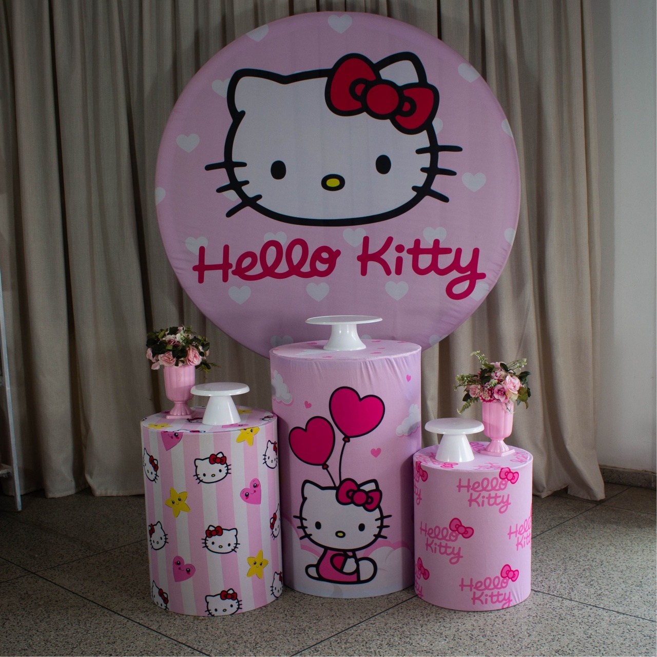 Decoração Hello Kitty - Kit P. - Cultivar Sonhos