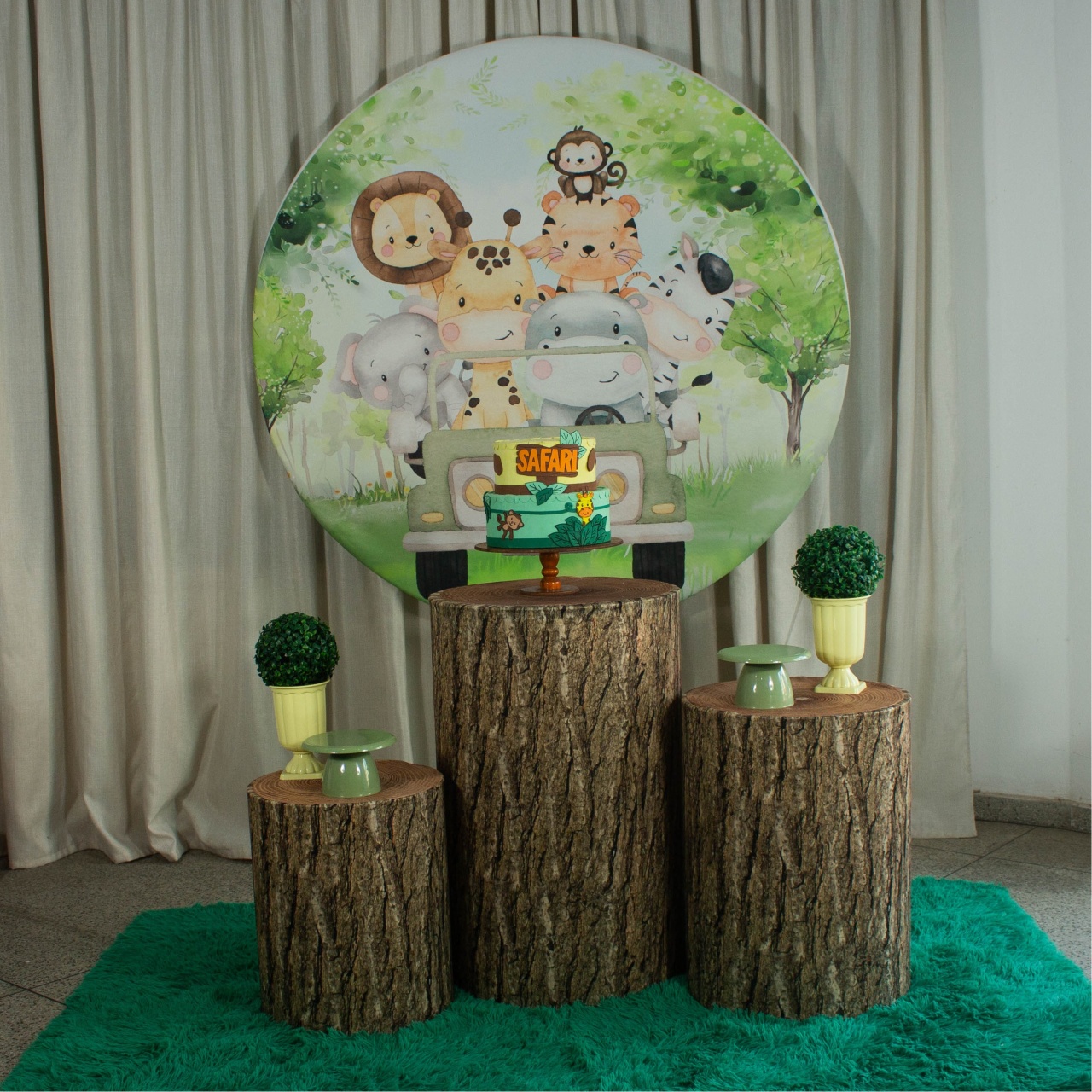 Decoração Safari - Kit M. - Cultivar Sonhos