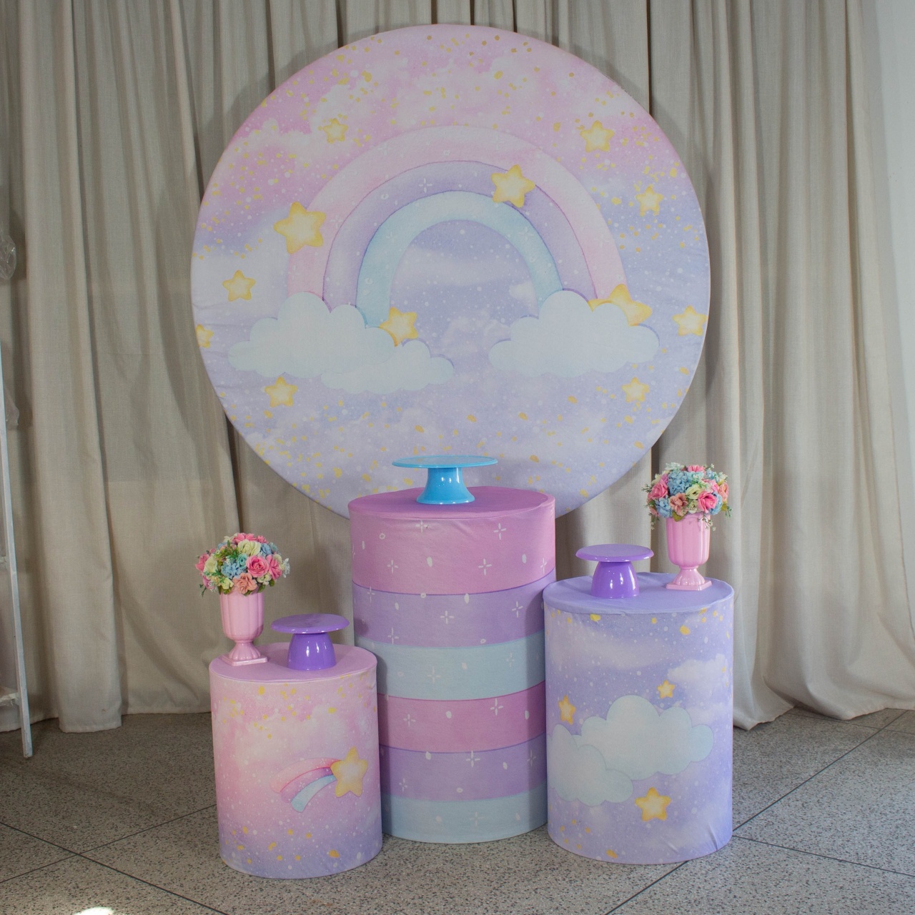 Decoração Arco Iris - Kit P. - Cultivar Sonhos