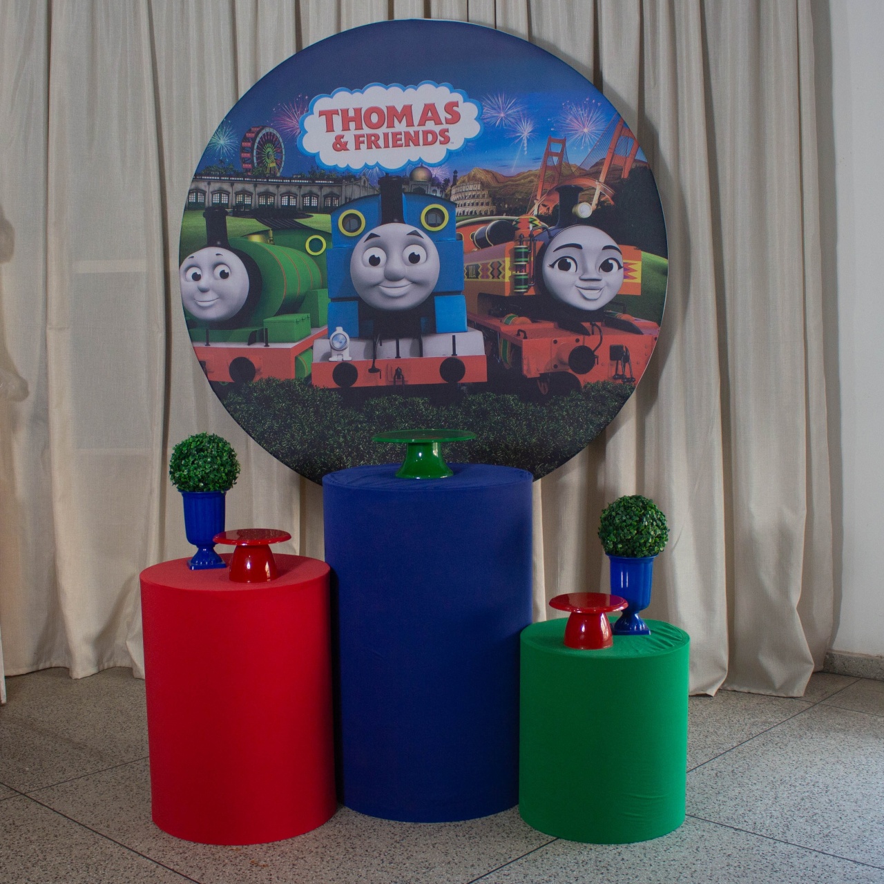 Decoração Thomas O Trem - Kit P. - Cultivar Sonhos
