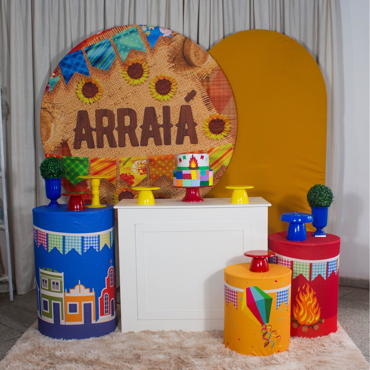 Decoração Junina Arraia Com Verdinhos - Kit G. - Cultivar Sonhos