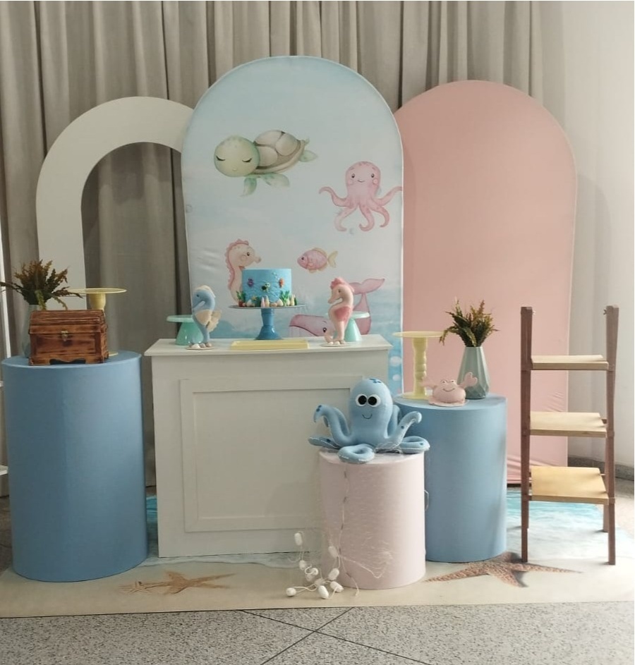 Decoração Fundo Do Mar Menina - Kit Gg - Cultivar Sonhos