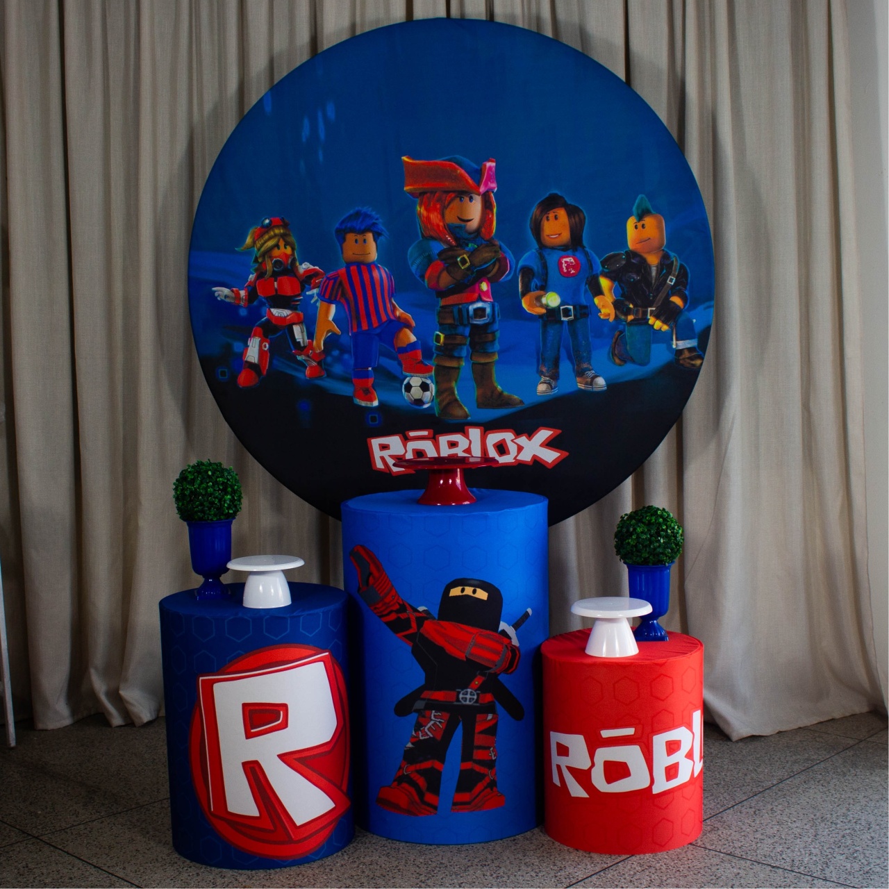 Decoração Roblox Menino 2  - Kit P. - Cultivar Sonhos