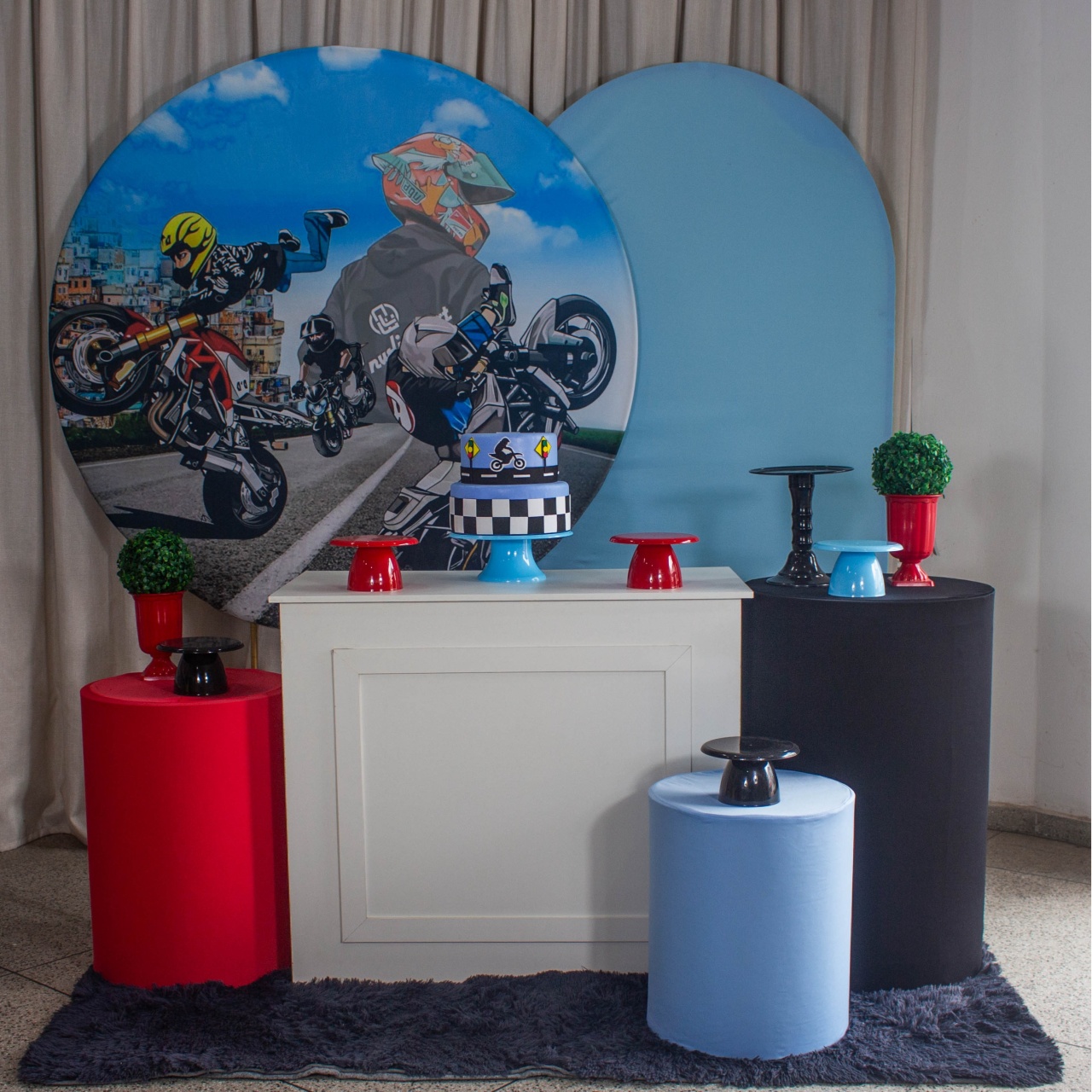 Decoração Moto - Kit G. - Cultivar Sonhos