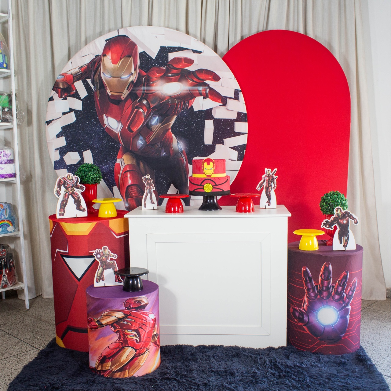 Decoração Homem de Ferro - Kit G. - Cultivar Sonhos