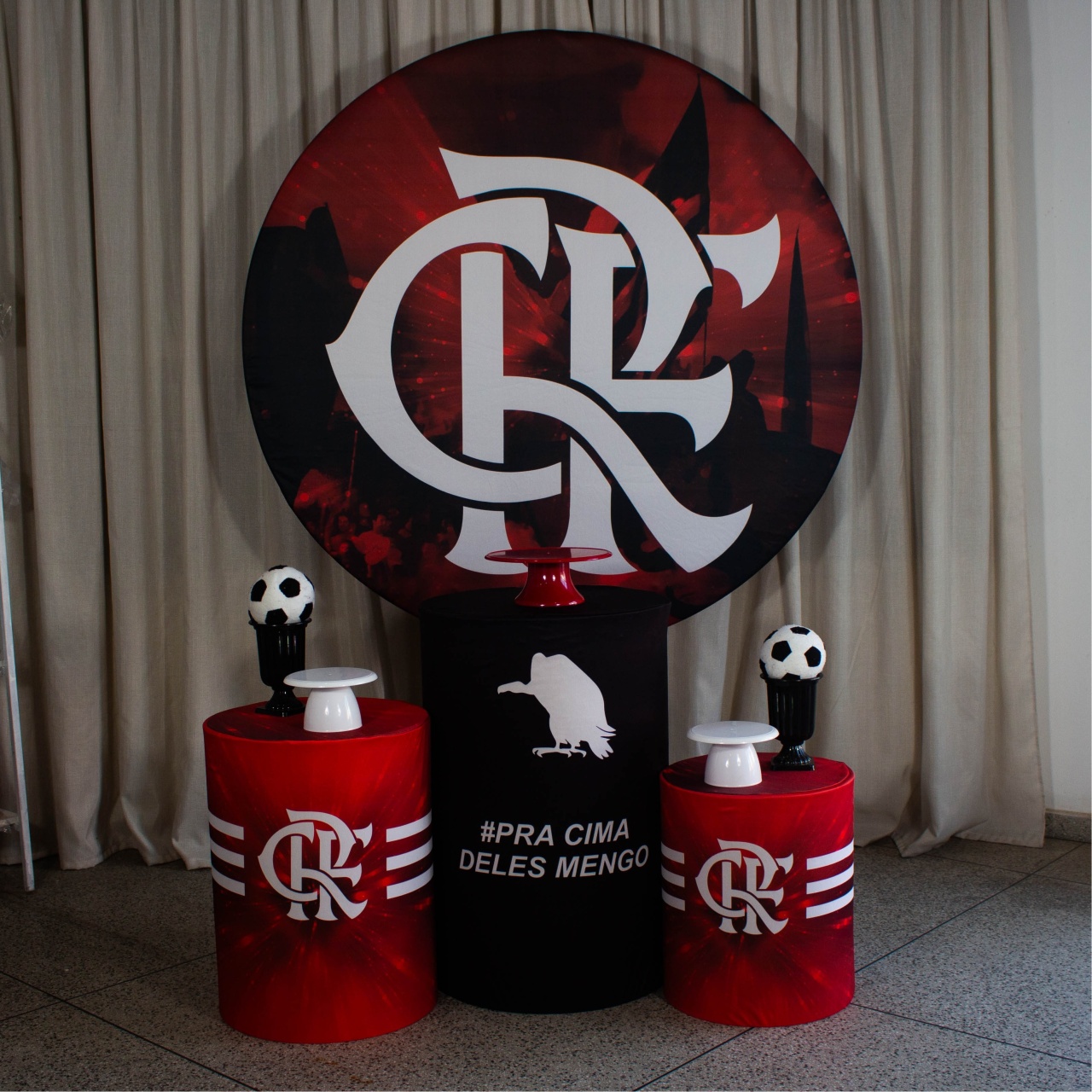Decoração Flamengo - Kit P. - Cultivar Sonhos