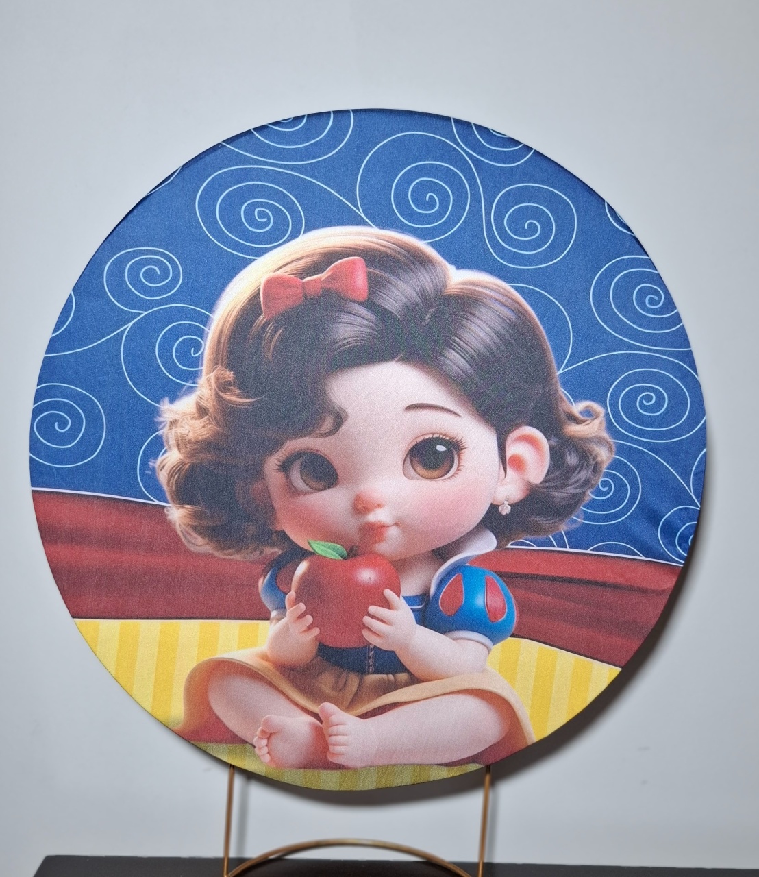 Capa Painel Branca de Neve Baby - Mimo Mini Festa na Mesa