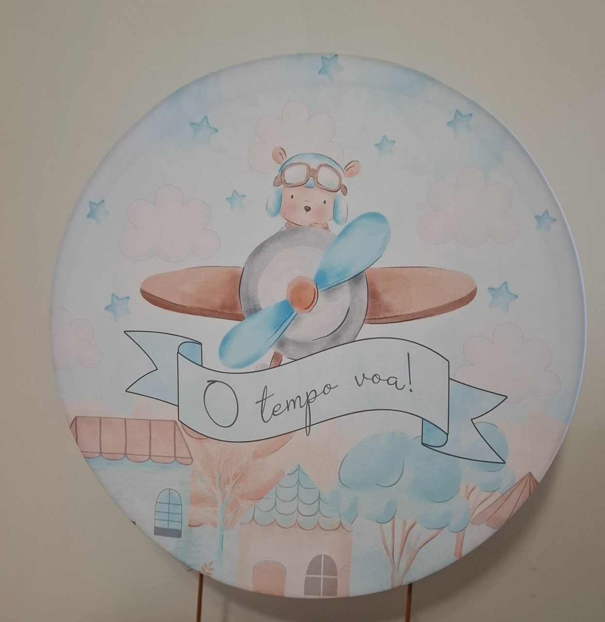 Urso Aviador O Tempo Voa - Mimo Mini Festa na Mesa