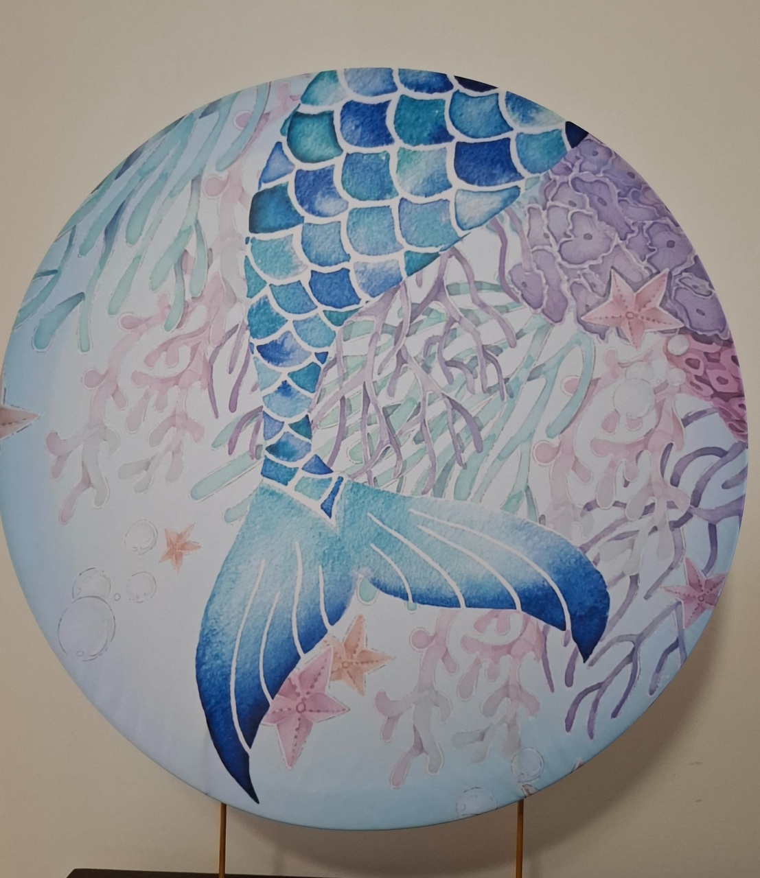 Capa Painel Sereia Calda - Mimo Mini Festa na Mesa