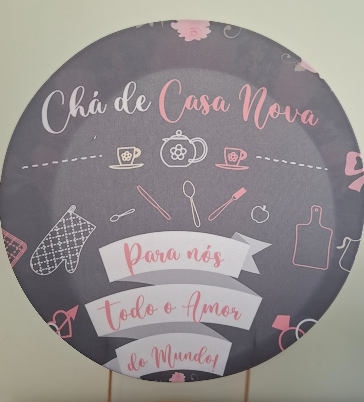 Capa Painel Chá de Casa Nova - Mimo Mini Festa na Mesa