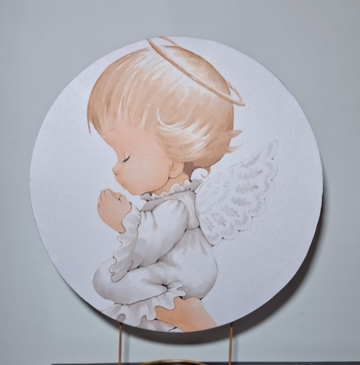 Capa Painel Anjo de Joelhos - Mimo Mini Festa na Mesa