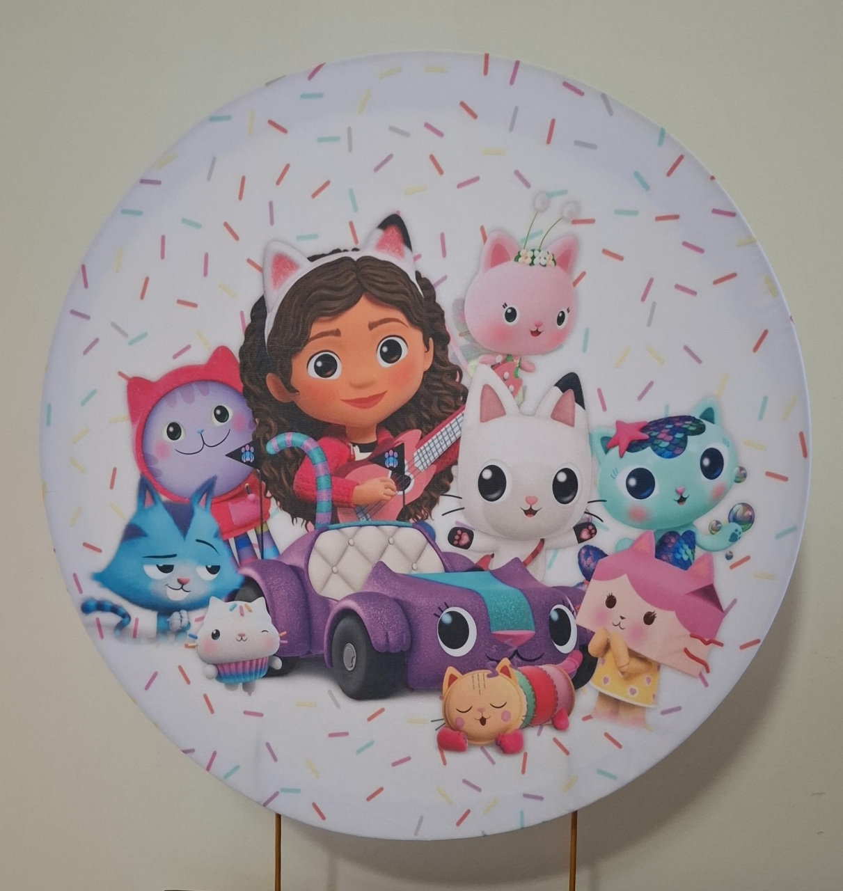 Capa Painel Casa Mágica da Gabby - Mimo Mini Festa na Mesa