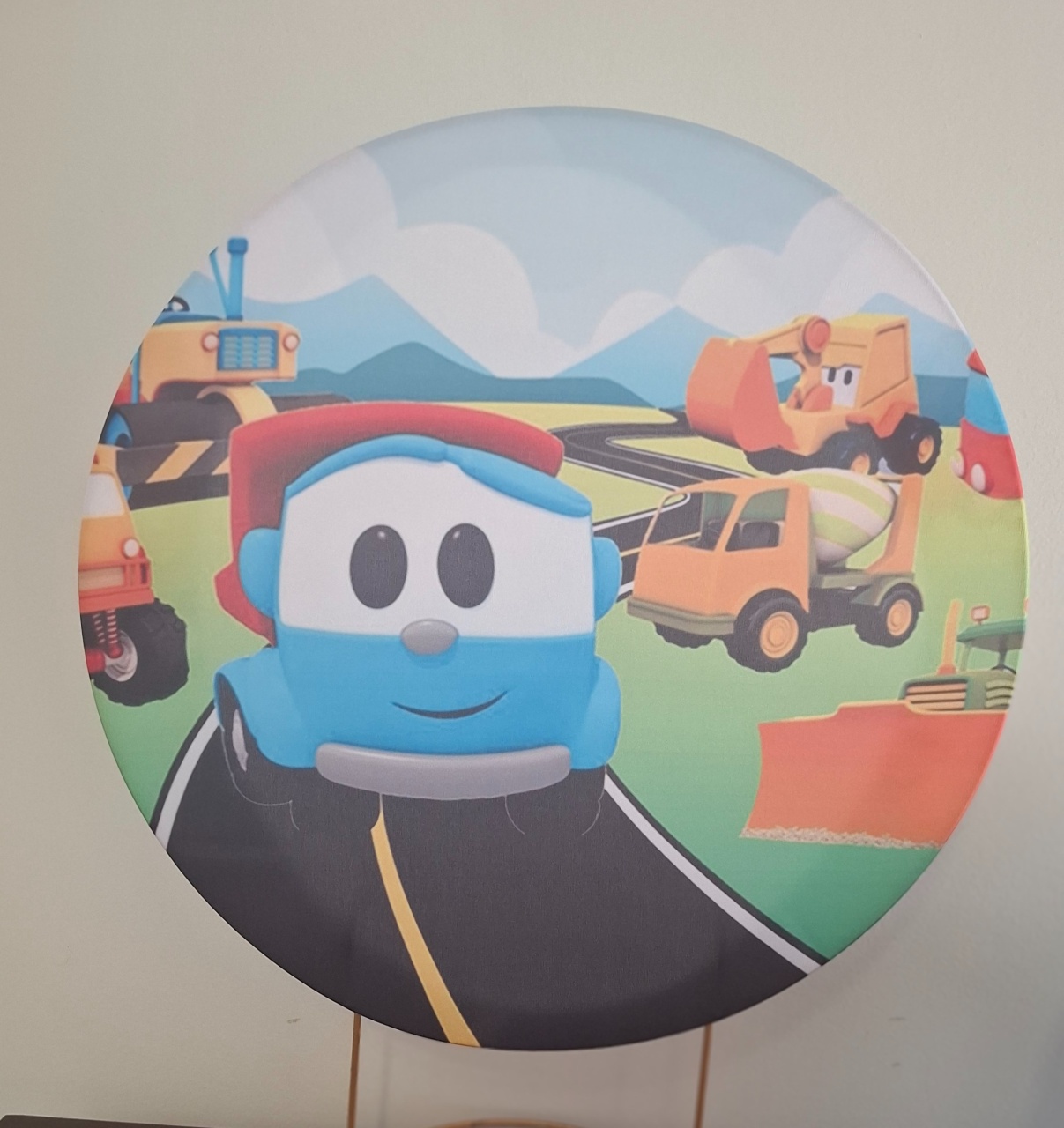 Capa Painel Léo O Caminhão - Mimo Mini Festa na Mesa
