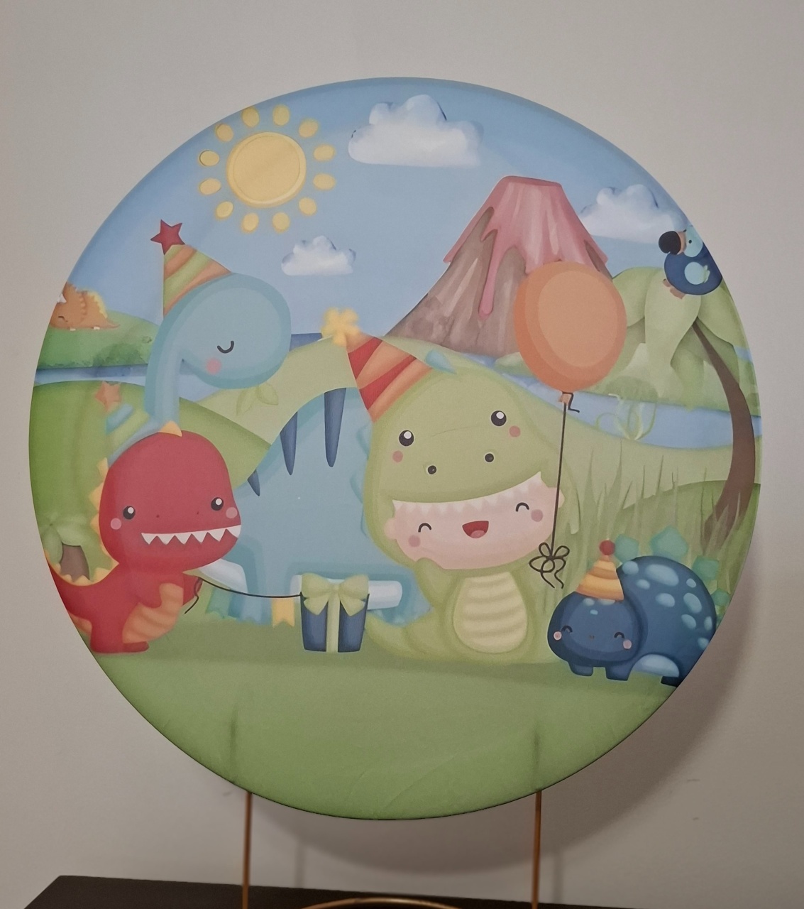 Capa Painel Dinossauro Baby - Mimo Mini Festa na Mesa