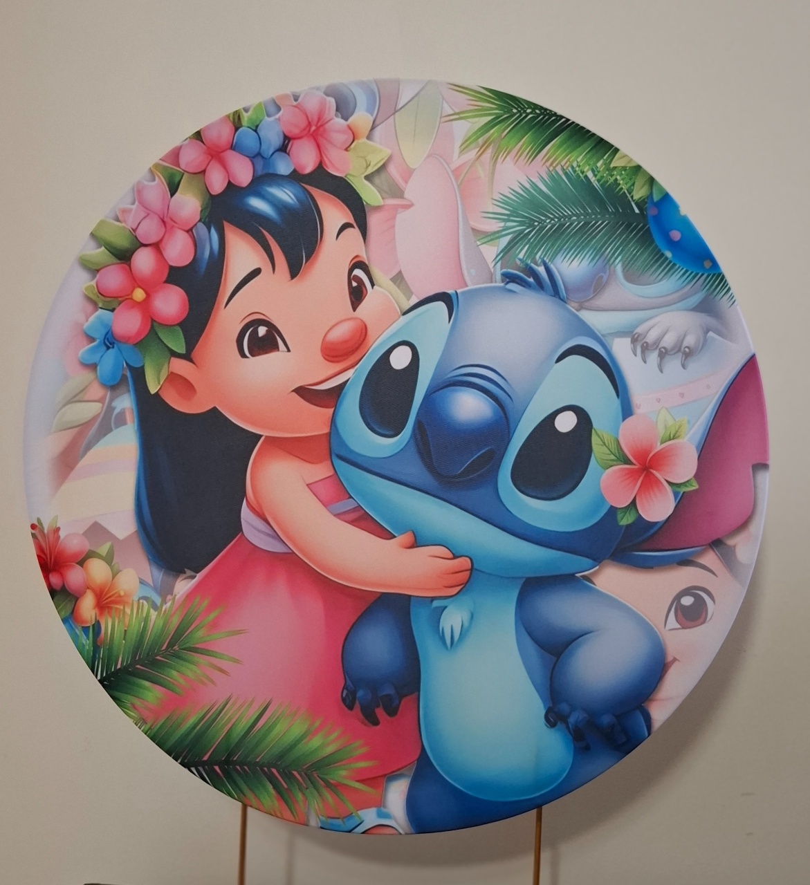 Capa Painel Lilo & Stitch - Mimo Mini Festa na Mesa