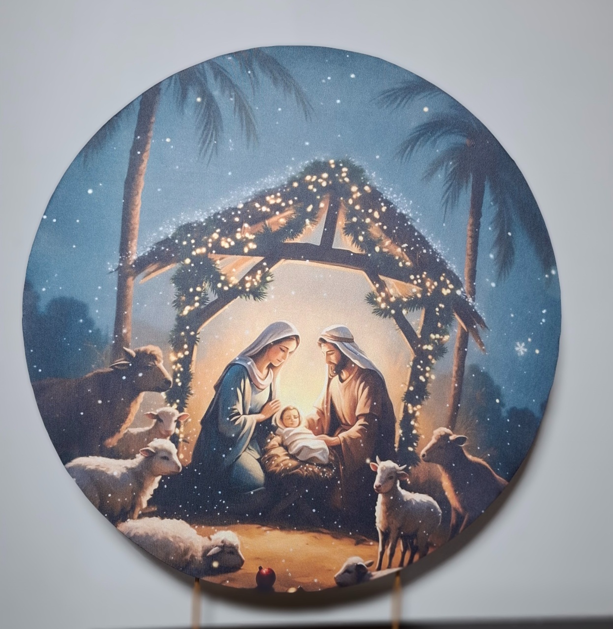 Capa Painel Natal Manjedoura - Mimo Mini Festa na Mesa