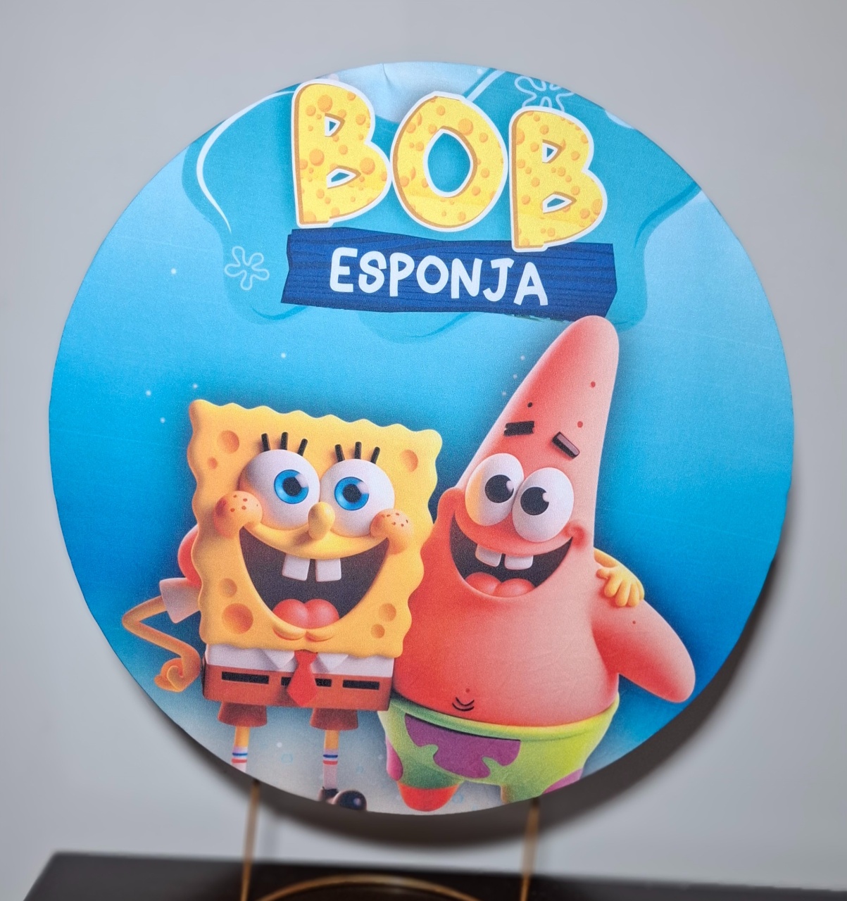 Capa Painel Bob Esponja - Mimo Mini Festa na Mesa
