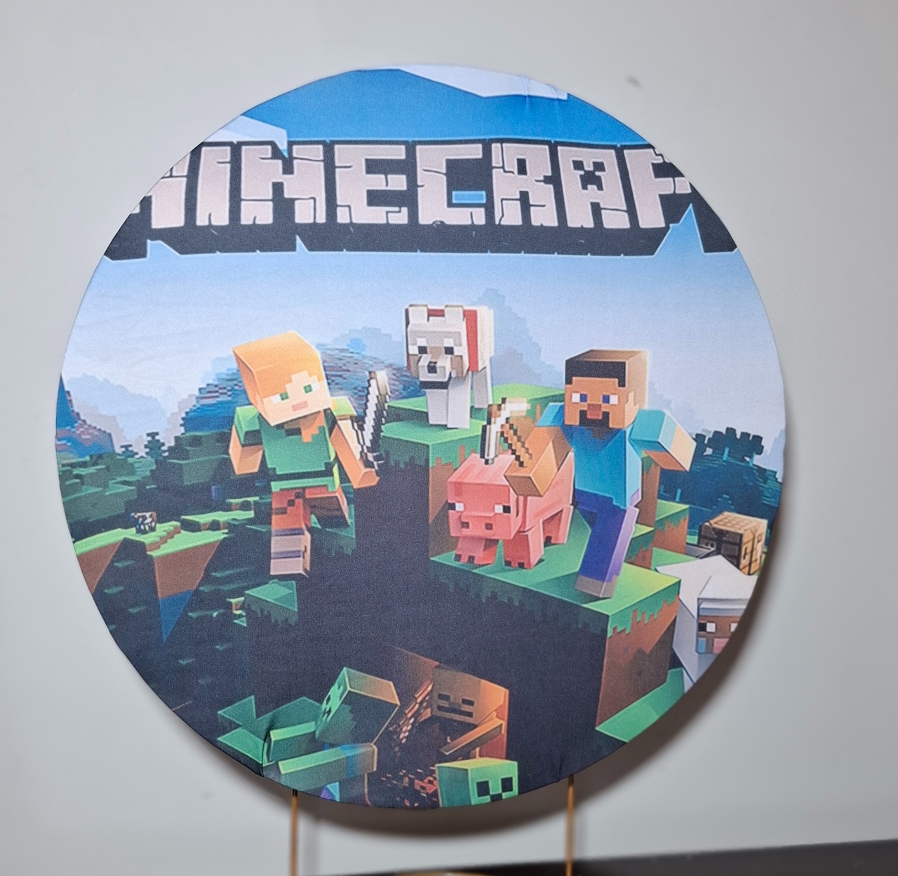 Capa Painel Minecrafts - Mimo Mini Festa na Mesa