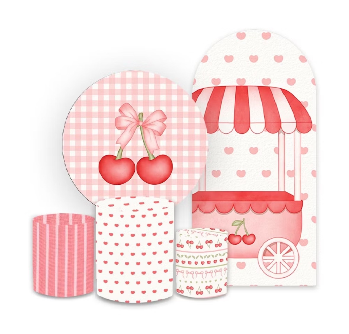 Kit Capas Cereja 🍒 - Dona Amora Decoração 