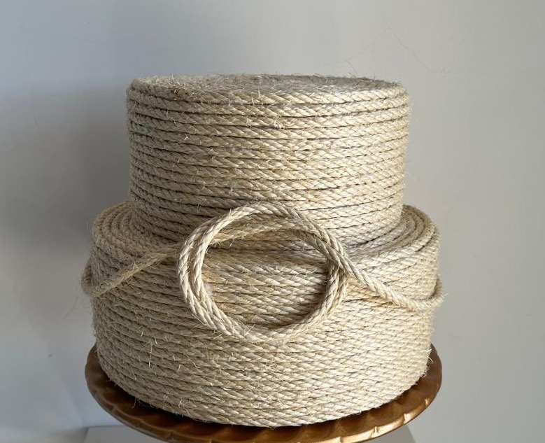 Bolo Fake Rustico - Dona Amora Decoração 